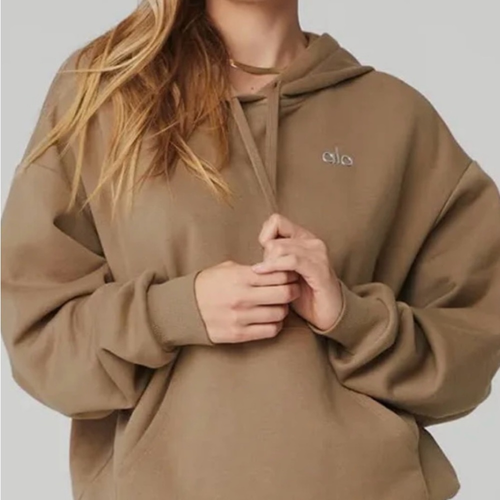 ALO Yoga Women's Tan Hoodie